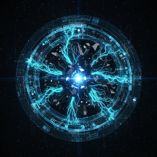 Abstract high-tech visual representing Obsidian Eye